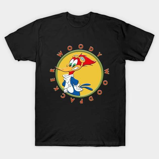 WOODY WOODPECKER CIR T-Shirt by hackercyberattackactivity